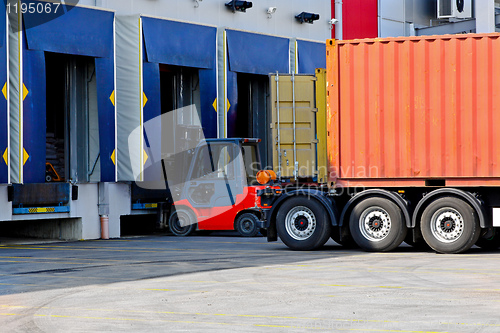 Image of Forklift cargo