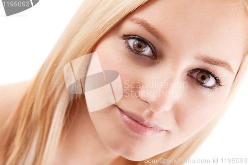 Image of Pretty Young Lady Close up