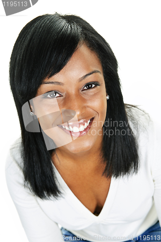 Image of Young woman smiling