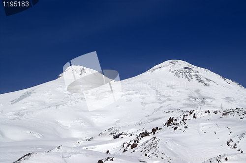 Image of Caucasus Mountains. Mount Elbrus