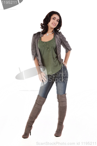 Image of beautiful young teenage woman