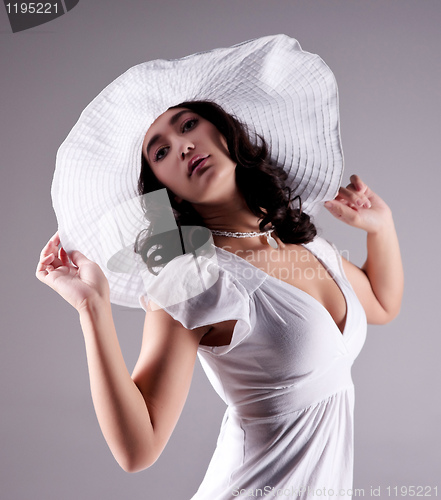 Image of beautiful fashion model