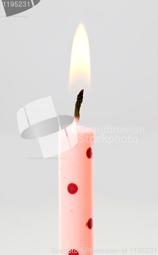 Image of single birthday candle