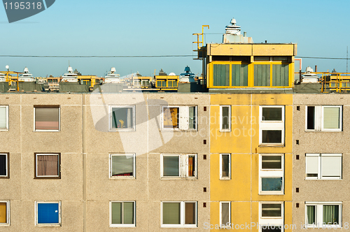 Image of Old soviet made apartment still in use