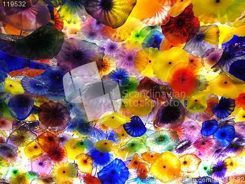 Image of Modern Flower Glass Ceiling