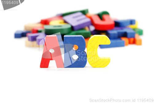 Image of wooden letters