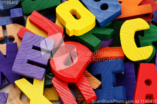 Image of wooden letters