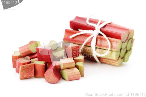 Image of fresh rhubarb