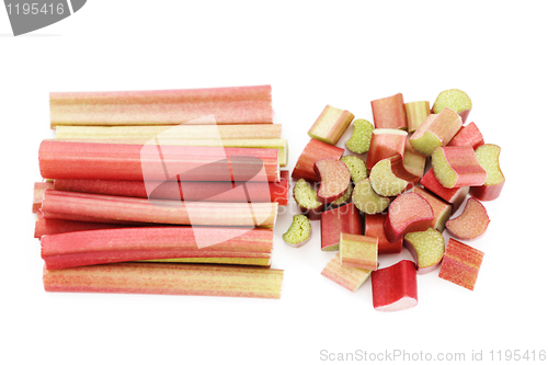 Image of fresh rhubarb