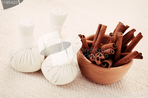 Image of cinnamon massage stamps