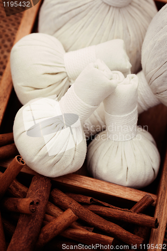 Image of cinnamon massage stamps