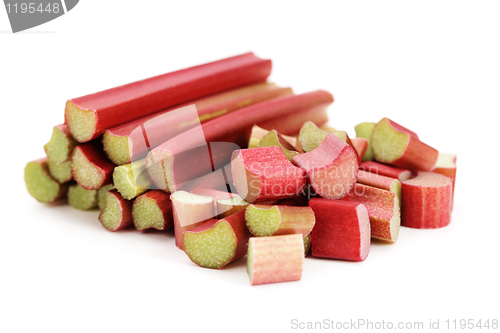 Image of fresh rhubarb