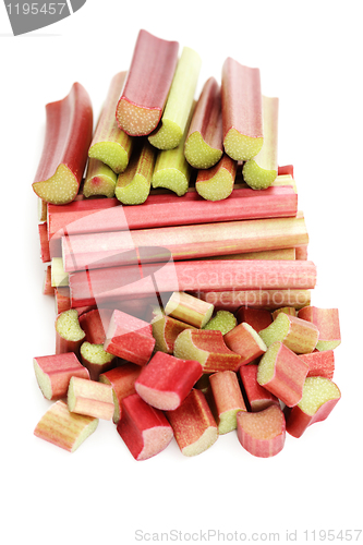 Image of fresh rhubarb