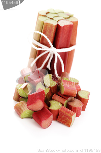 Image of fresh rhubarb