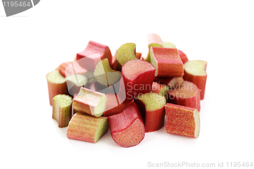 Image of fresh rhubarb