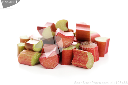 Image of fresh rhubarb