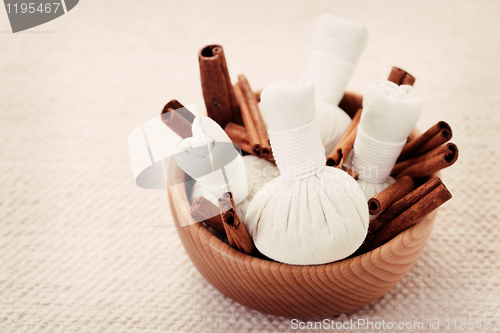 Image of cinnamon massage stamps