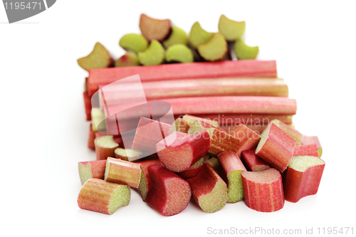 Image of fresh rhubarb