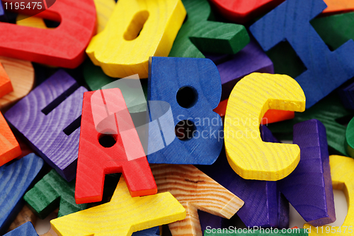 Image of wooden letters