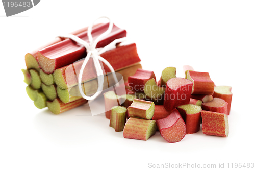 Image of fresh rhubarb