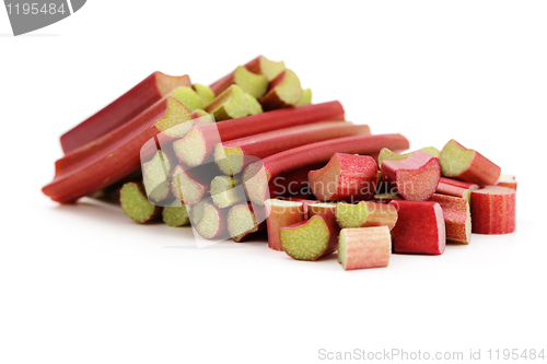 Image of fresh rhubarb