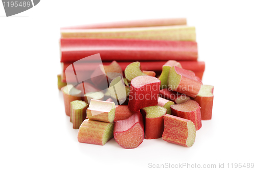 Image of fresh rhubarb