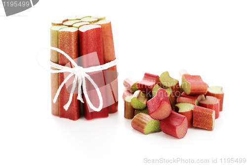 Image of fresh rhubarb