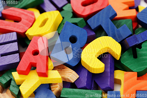 Image of wooden letters