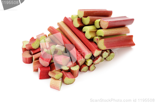 Image of fresh rhubarb