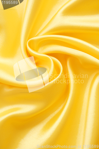 Image of Smooth elegant golden silk can use as background 