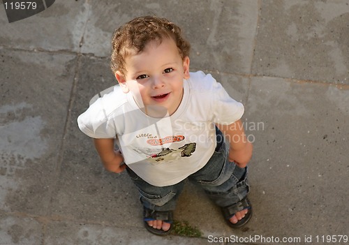 Image of boy enjoys the playground