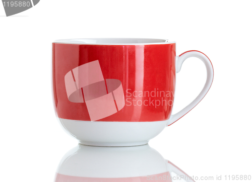 Image of Red tea cup 