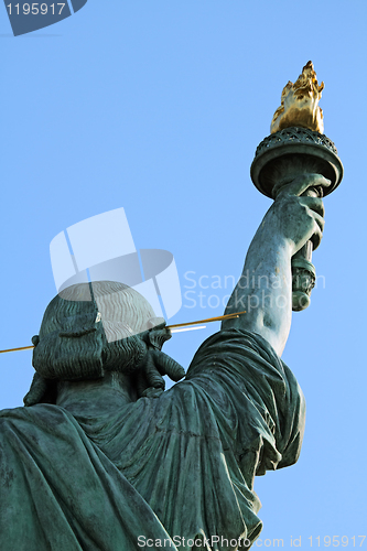 Image of Statue of Liberty in Odaiba