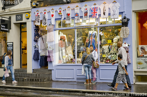 Image of london city shopping