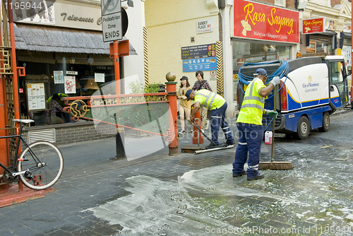 Image of City cleaning
