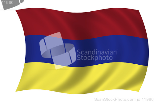 Image of waving flag of armenia