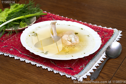 Image of chicken soup