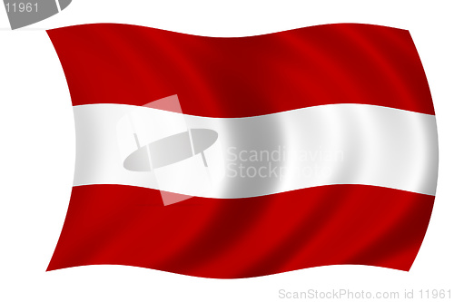 Image of waving flag of austria