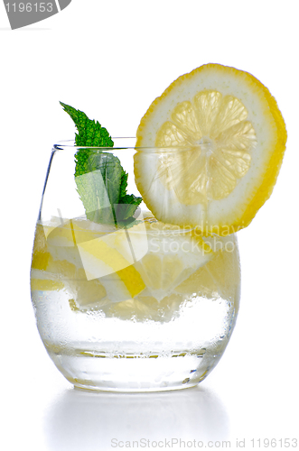 Image of Glass of fresh cool tonic