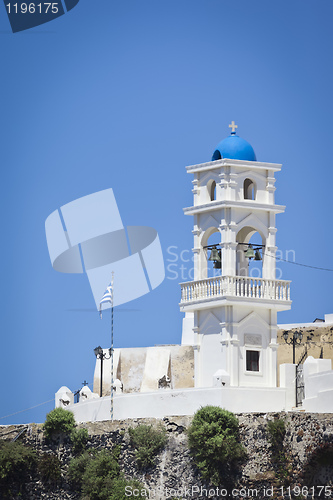 Image of Santorini church