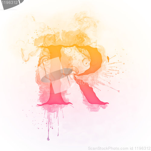 Image of Sunny Swirl Letter R