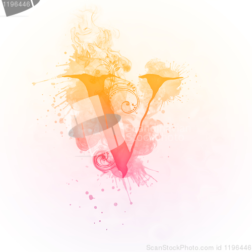 Image of Sunny Swirl Letter V