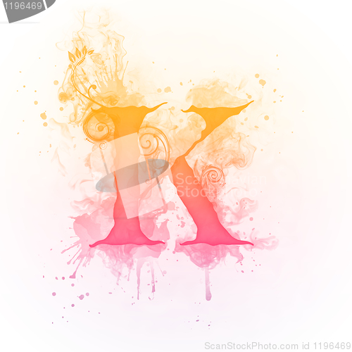 Image of Sunny Swirl Letter K