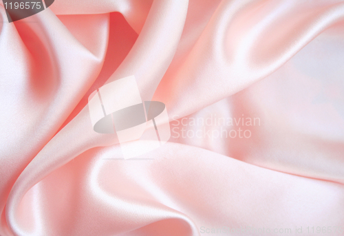 Image of Smooth elegant pink silk as background 