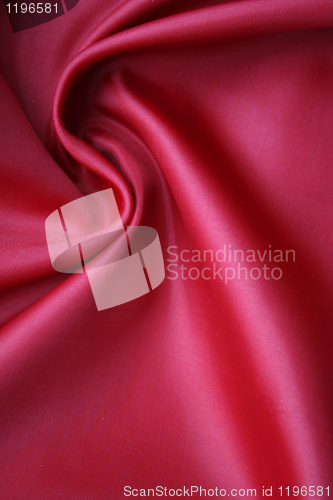 Image of Smooth Red Silk as background