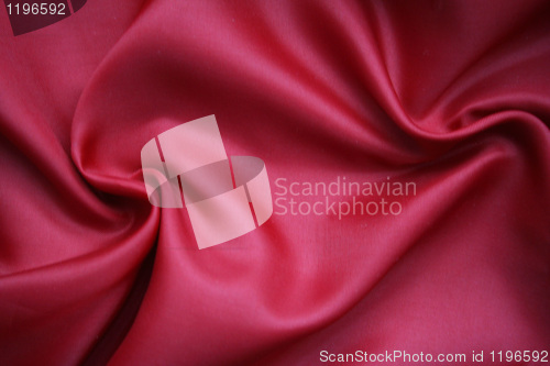 Image of Smooth Red Silk as background