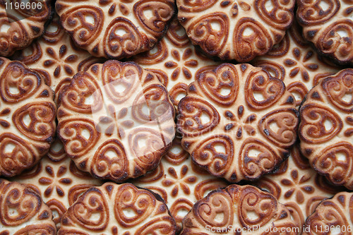 Image of Sweet cookies as background