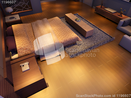 Image of rendering bedroom