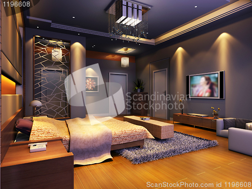 Image of rendering bedroom