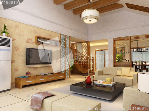 Image of rendering living room